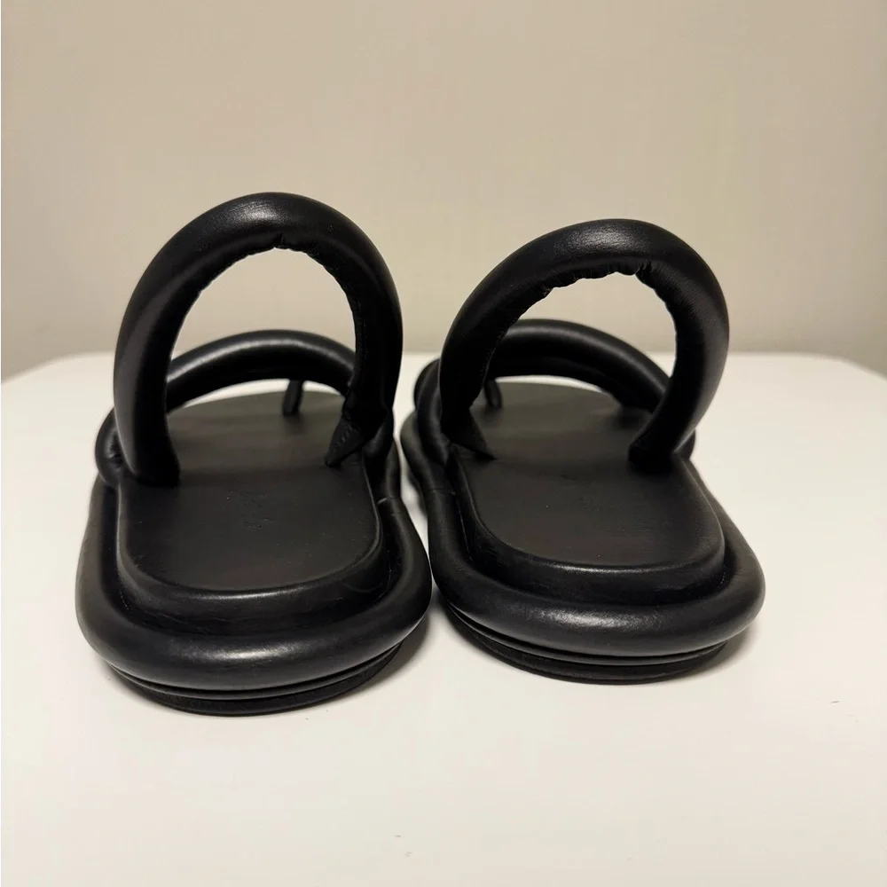 MARSELL Spalmata Toe-Ring Flat Sandals Black Women’s EU 37.5 US 7.5 UK 4.5 - Picture 4 of 9